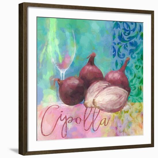 Cipolla Rossa - Red Onion-Cora Niele-Framed Giclee Print