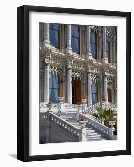 Ciragan Palace, Standing on Shores of Bosphorus in Istanbul, Is Now a 5 Star Kempinski Hotel-Julian Love-Framed Photographic Print