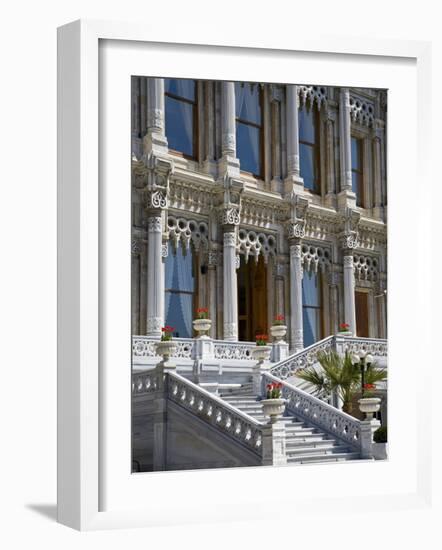 Ciragan Palace, Standing on Shores of Bosphorus in Istanbul, Is Now a 5 Star Kempinski Hotel-Julian Love-Framed Photographic Print