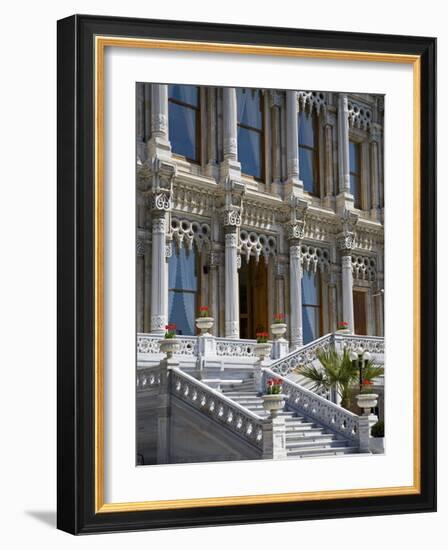 Ciragan Palace, Standing on Shores of Bosphorus in Istanbul, Is Now a 5 Star Kempinski Hotel-Julian Love-Framed Photographic Print