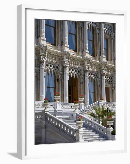 Ciragan Palace, Standing on Shores of Bosphorus in Istanbul, Is Now a 5 Star Kempinski Hotel-Julian Love-Framed Photographic Print