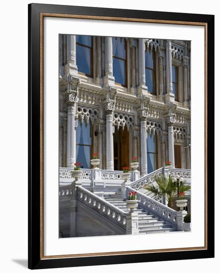 Ciragan Palace, Standing on Shores of Bosphorus in Istanbul, Is Now a 5 Star Kempinski Hotel-Julian Love-Framed Photographic Print