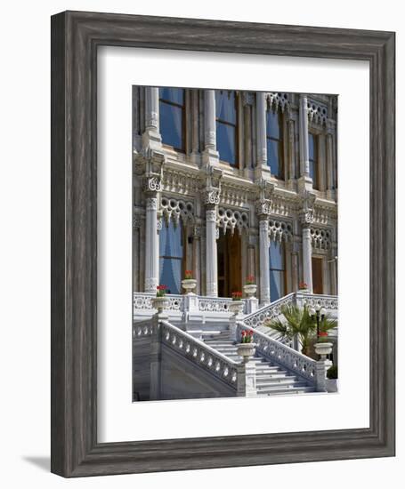 Ciragan Palace, Standing on Shores of Bosphorus in Istanbul, Is Now a 5 Star Kempinski Hotel-Julian Love-Framed Photographic Print