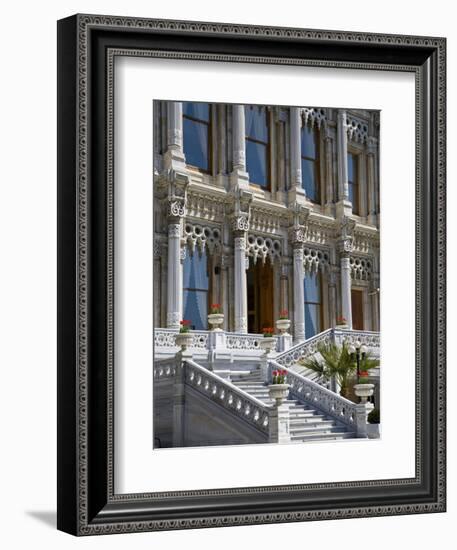 Ciragan Palace, Standing on Shores of Bosphorus in Istanbul, Is Now a 5 Star Kempinski Hotel-Julian Love-Framed Photographic Print