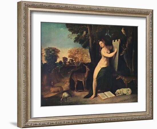 'Circe and Her Lovers in a Landscape', c1525-Dosso Dossi-Framed Giclee Print