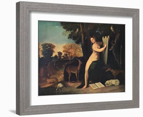 'Circe and Her Lovers in a Landscape', c1525-Dosso Dossi-Framed Giclee Print