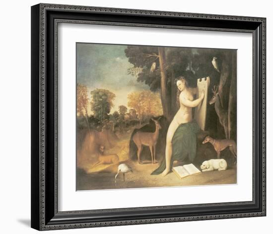 Circe And Her Lovers In A Landscape-Dosso Dossi-Framed Premium Giclee Print