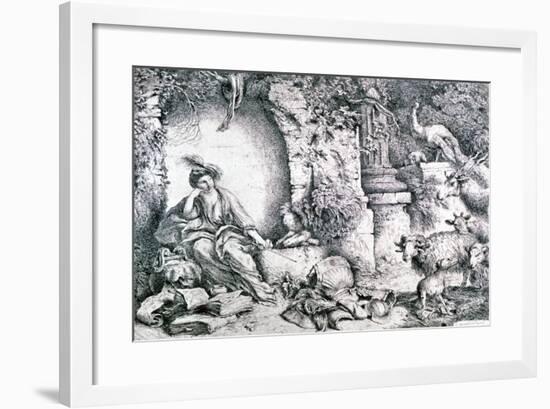 Circe Changing Ulysses' Men, C1650-Giovanni Benedetto Castiglione-Framed Giclee Print