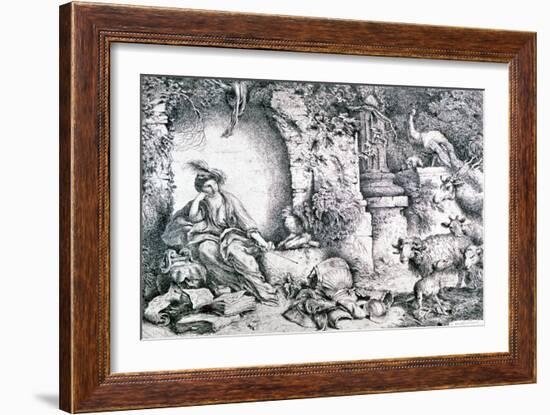 Circe Changing Ulysses' Men, C1650-Giovanni Benedetto Castiglione-Framed Giclee Print