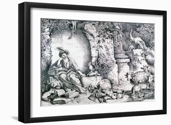 Circe Changing Ulysses' Men, C1650-Giovanni Benedetto Castiglione-Framed Giclee Print