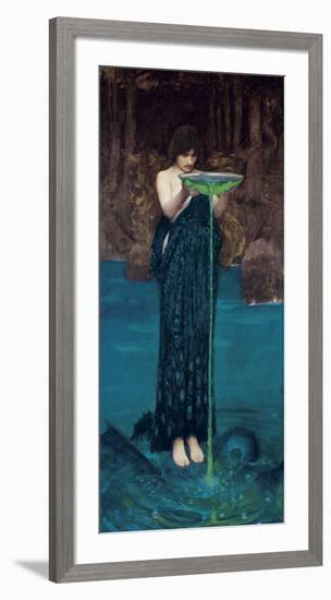 Circe Invidiosa, 1892-John William Waterhouse-Framed Art Print
