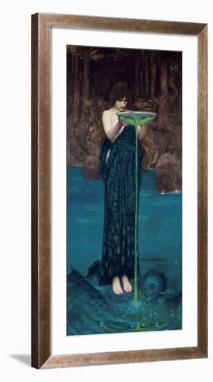 Circe Invidiosa, 1892-John William Waterhouse-Framed Art Print