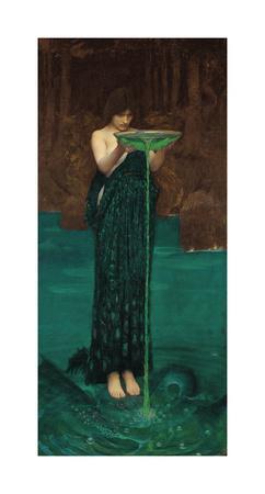 Circe Invidiosa by John William Waterhouse Premium Giclee Print
