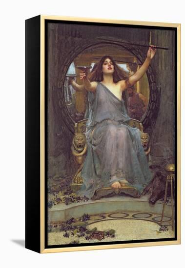 Circe Offering the Cup to Ulysses, 1891-John William Waterhouse-Framed Premier Image Canvas
