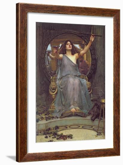 Circe Offering the Cup to Ulysses, 1891-John William Waterhouse-Framed Giclee Print