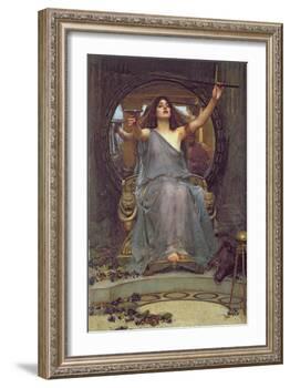 Circe Offering the Cup to Ulysses, 1891-John William Waterhouse-Framed Giclee Print