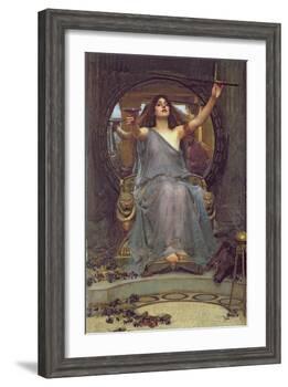 Circe Offering the Cup to Ulysses, 1891-John William Waterhouse-Framed Giclee Print