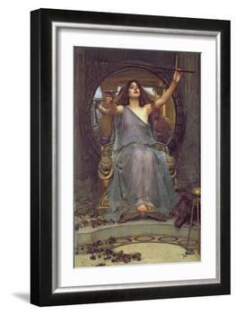 Circe Offering the Cup to Ulysses, 1891-John William Waterhouse-Framed Giclee Print