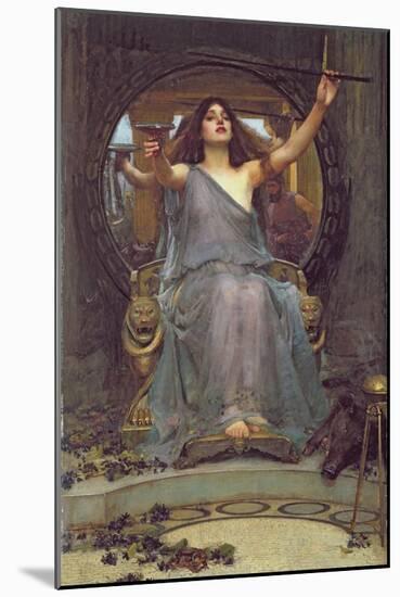Circe Offering the Cup to Ulysses, 1891-John William Waterhouse-Mounted Giclee Print