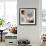 Circle Abstract II-Noah Li-Leger-Framed Giclee Print displayed on a wall