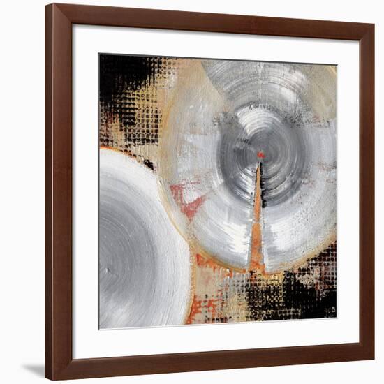 Circle Abstract II-Noah Li-Leger-Framed Giclee Print