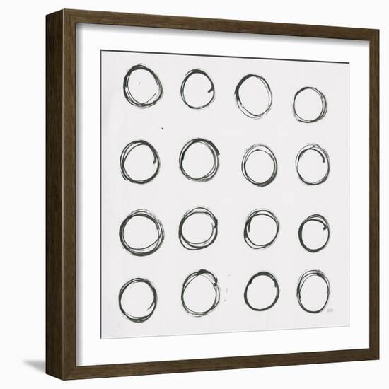 Circle Element 3-Melissa Averinos-Framed Art Print