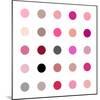 Circle Five Pink Blush-Karl Langdon-Mounted Art Print