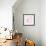 Circle Five Pink Blush-Karl Langdon-Framed Art Print displayed on a wall