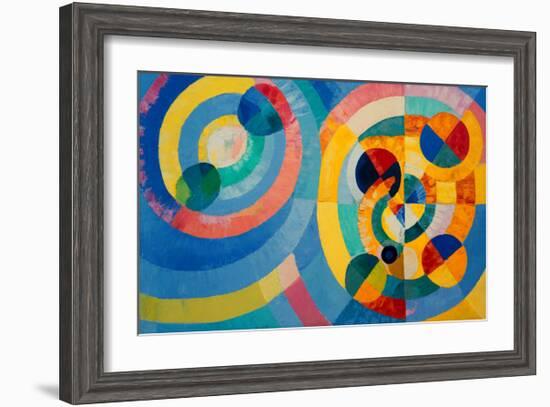 Circle Forms, 1930-Robert Delaunay-Framed Giclee Print