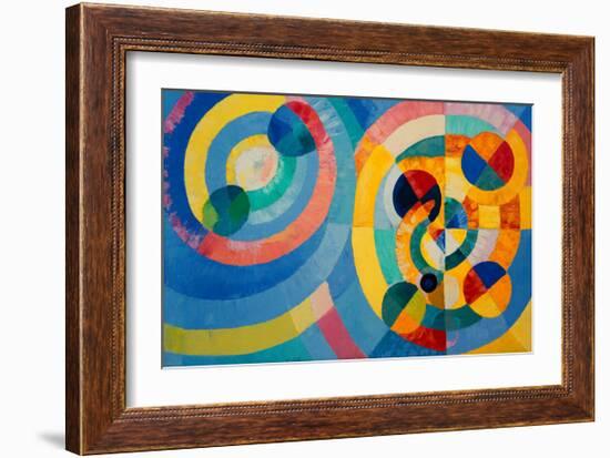 Circle Forms, 1930-Robert Delaunay-Framed Giclee Print