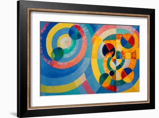 Circle Forms, 1930-Robert Delaunay-Framed Giclee Print