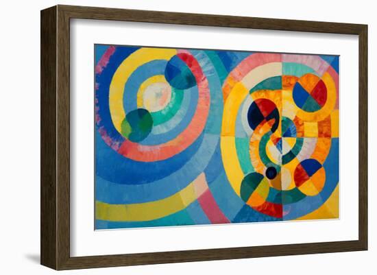 Circle Forms, 1930-Robert Delaunay-Framed Giclee Print