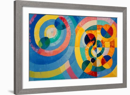 Circle Forms, 1930-Robert Delaunay-Framed Giclee Print