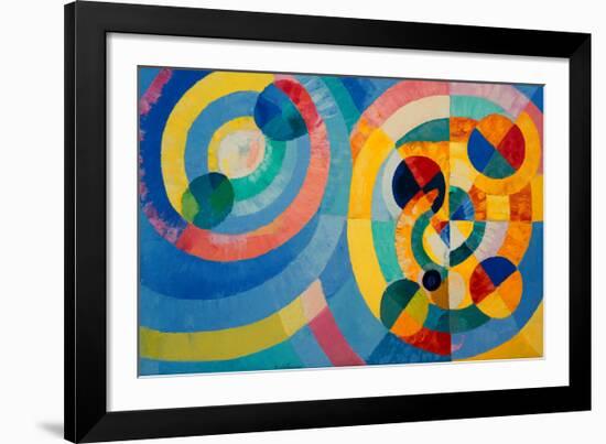 Circle Forms, 1930-Robert Delaunay-Framed Giclee Print