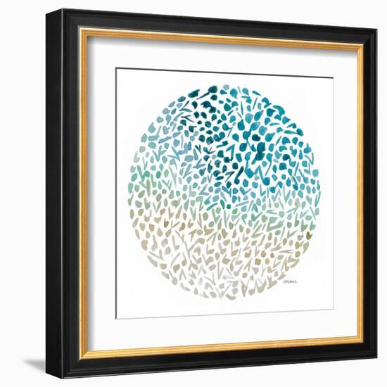 Circle Garden I-Ann Marie Coolick-Framed Art Print