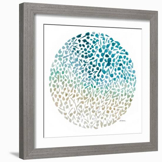 Circle Garden I-Ann Marie Coolick-Framed Art Print