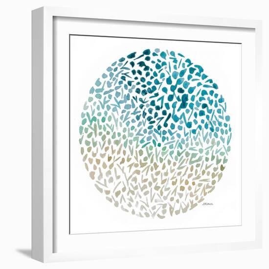 Circle Garden I-Ann Marie Coolick-Framed Art Print