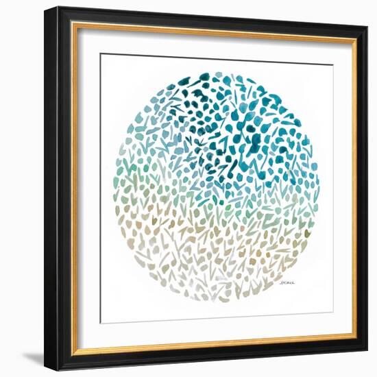 Circle Garden I-Ann Marie Coolick-Framed Art Print