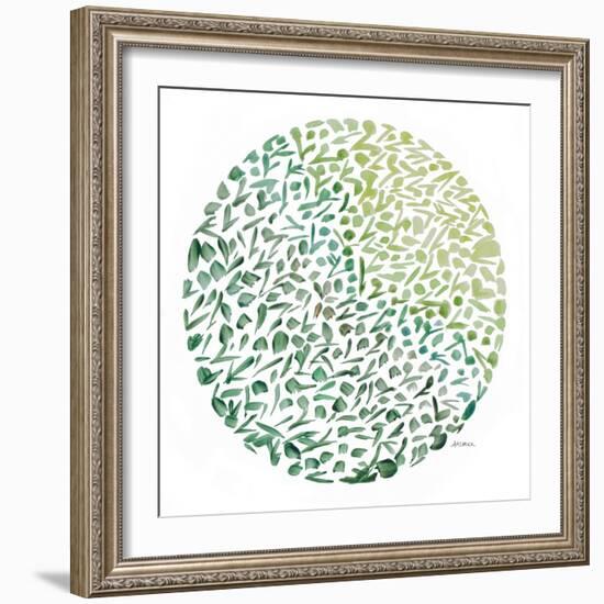 Circle Garden II-Ann Marie Coolick-Framed Art Print