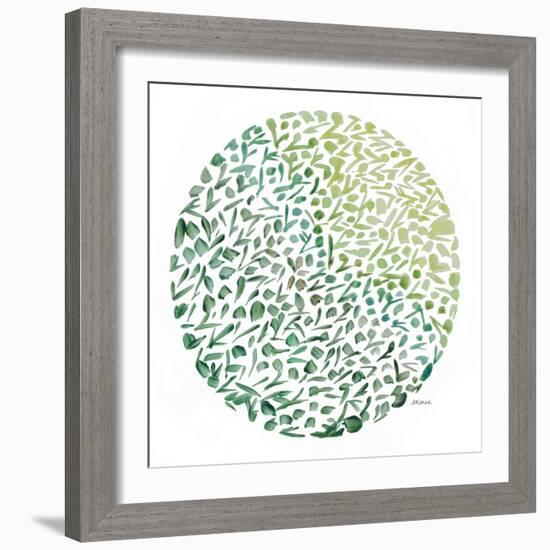 Circle Garden II-Ann Marie Coolick-Framed Art Print