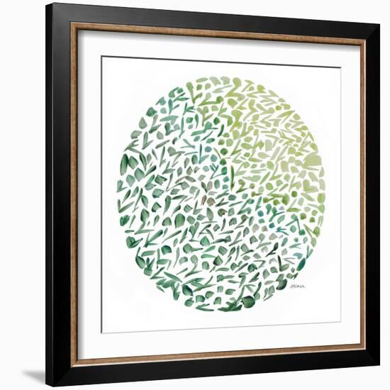 Circle Garden II-Ann Marie Coolick-Framed Art Print