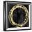 Circle Gold on Black I-Natalie Harris-Framed Premium Giclee Print