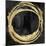 Circle Gold on Black II-Natalie Harris-Mounted Art Print
