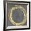 Circle Gold on Gray II-Natalie Harris-Framed Art Print