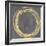 Circle Gold on Gray II-Natalie Harris-Framed Art Print