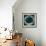 Circle Gold on Teal II-Natalie Harris-Framed Art Print displayed on a wall