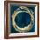 Circle Gold on Teal II-Natalie Harris-Framed Art Print