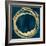 Circle Gold on Teal II-Natalie Harris-Framed Art Print