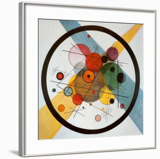 Circle in a Circle-Wassily Kandinsky-Framed Art Print