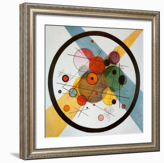 Circle in a Circle-Wassily Kandinsky-Framed Art Print